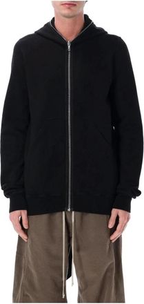 Rick Owens Gimp Hoodie - Heren - Vesten met rits - Zwart - L - Katoen - Hoodies & sweatvesten