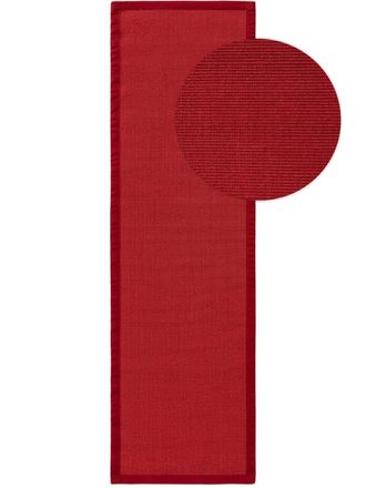 benuta Alfombra sisal rojo 70x240