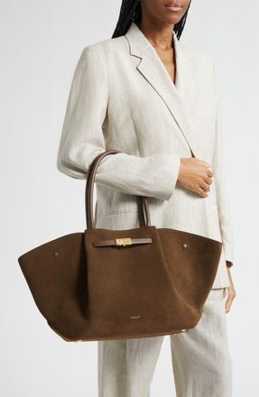 DeMellier New York Leather East/West Tote in Hazel at Nordstrom