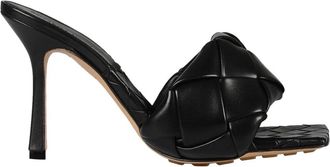 Bottega Veneta Gevlochten Lido Sandalen - Dames - Muiltjes - Zwart - 37 EU - Schoenen