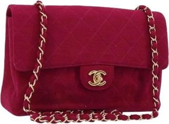 Chanel Pre-owned Shoulder Bags, female, Red, Size: ONE SIZE Pre-owned Vintage Shoulder Bag