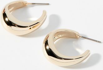 Simons Womens Irregular Hoop Earrings