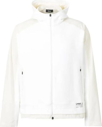 Herno Felpa con cappuccio e zip - Bianco