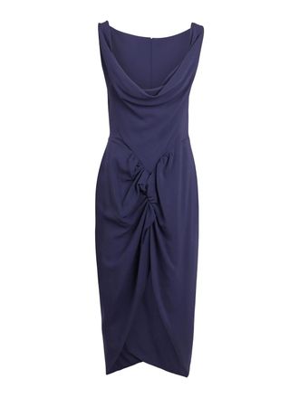Vivienne Westwood Draped Asymmetric Midi Dress