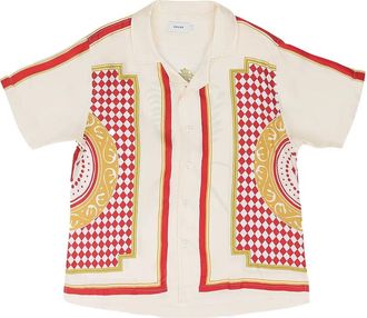 Rhude logo-detail shirt - Neutrals