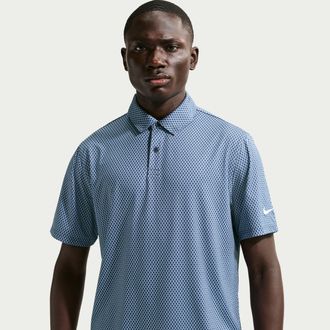Nike Mens Velocity Dri-FIT Golf Polo in Blue | IB0246-486