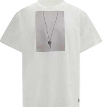 Maison Margiela Witte Katoenen T-Shirt