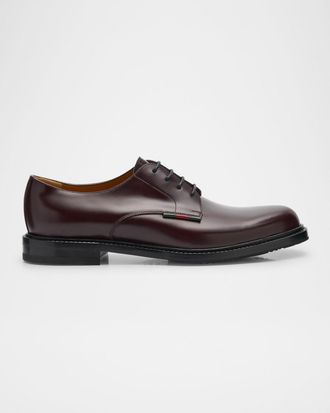 Gucci Men & apos;s William Leather Derby Shoes