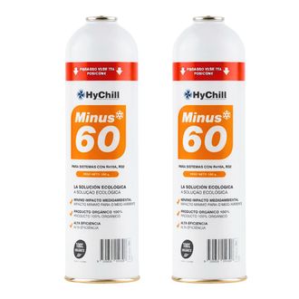 OEM Pack 2 Minus 60 350g Sustituto Org&aacute;nico R410a R32 Gas Ecol&oacute;gico De Alta Eficiencia Profesional Climatizaci&oacute;n