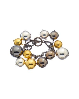 Kenneth Jay Lane Plated Charm Bracelet