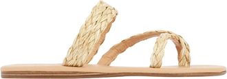 Ancient Greek Sandals Womens Daphne Flat Sandals In Natural