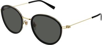 Gucci Stijlvolle zonnebril Zwart Gg1849S - Dames - Accessoires - Zwart - Maat: 51 MM