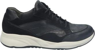Durea 6308 Sneaker - Dames - Sneakers - Zwart - 38 EU - Leer - Schoenen