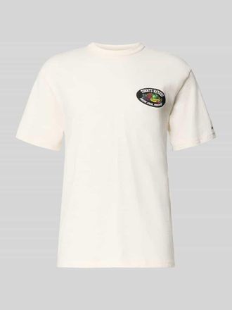 Tommy Jeans Relaxed Fit T-Shirt aus reiner Baumwolle in Offwhite, Gr&ouml;&szlig;e XXL