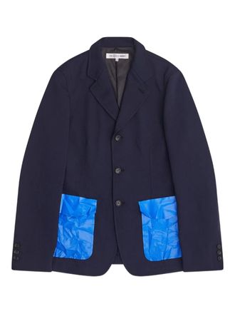Comme Des Garçons pocket blazer - men - Polyester - M - Blue