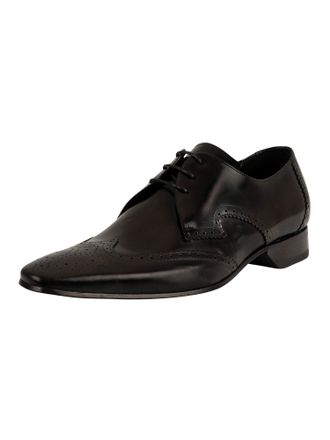 Jeffery West Escobar Lederen Schoenen, Zwart