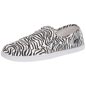 Sanuk Sanuk Pair O Dice Prints Flat Loafers Zebra 1110639-ZEB Womens
