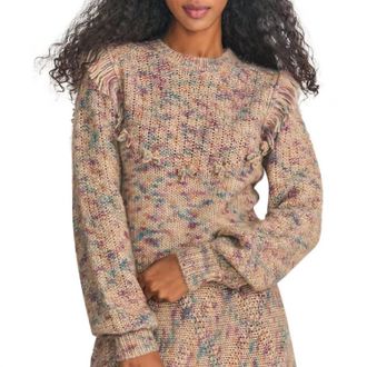LoveShackFancy Koru Pullover In Sand