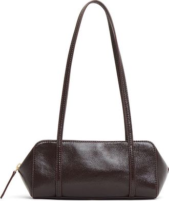 Mansur Gavriel Mini Filo Leather Shoulder Bag in Aubergine at Nordstrom