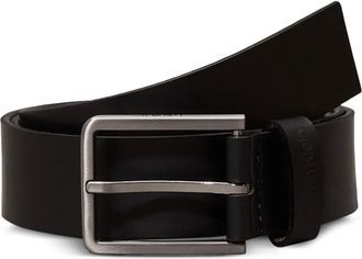 Calvin Klein leather belt - men - Calf Leather - 90 - Black