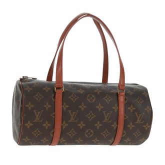 Louis Vuitton Papillon Handbag Monogram Canvas Brown Canvas Handbag (Pre-Owned)