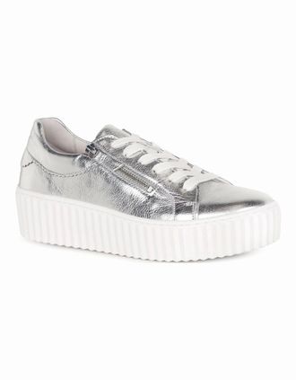 Gabor Womens Dolly Womens Trainers - Silver - Size: 5.5