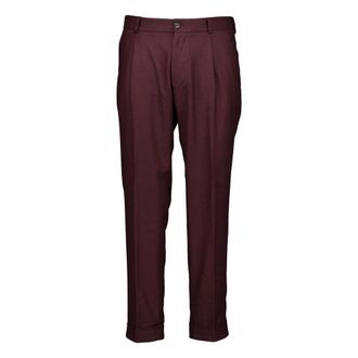 Club of Gents Slim-fit Broeken - Heren - Broeken - Paars - Maat: M