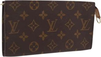 Louis Vuitton Pre-owned Clutches, female, Brown, Size: ONE SIZE Pre-owned Clutch