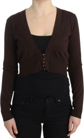 Cavalli cropped wool Womens cardigan
