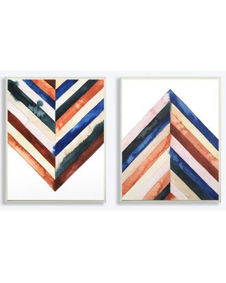 Stupell Industries Watercolor Abstract Layered Shapes By Grace Popp