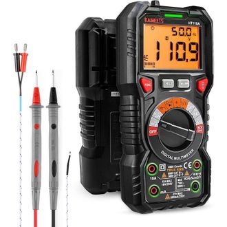 OEM Mult&iacute;metro Digital Trms 6000 Pts (gu&iacute;a Led), Term&oacute;metro, Capacidad, Tensi&oacute;n/corriente, Ac/dc, Resistencia/frecuencia Y Temperatura