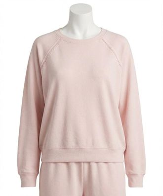 Z Supply All Around French Terry Sweatshirt In Washed Pink