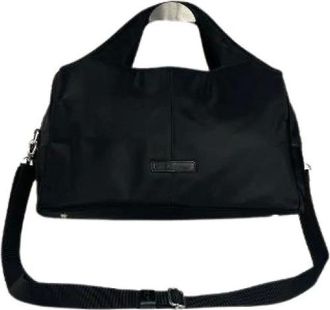 Yohji Yamamoto Pre-owned Tote Bags, female, Black, Size: ONE SIZE Pre-owned Polyester Shoulder Bag