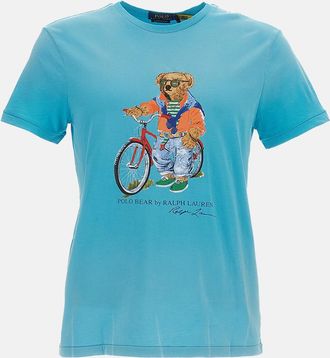 Polo Ralph Lauren Maglietta A Maniche Corte Con Stampa