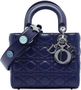 Dior Pre-owned Cuoio borse-dior - - Pre-owned - Donna - Blu - ONE SIZE