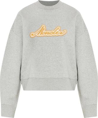 Moncler Maglione con ricamo - Grigio