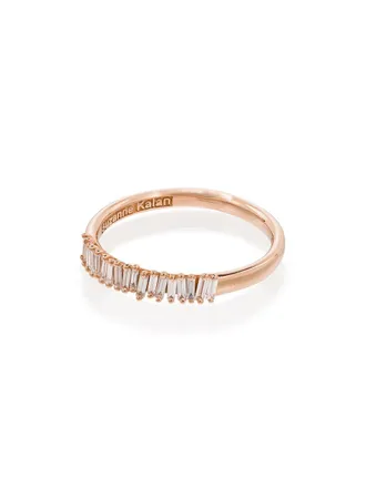 Suzanne Kalan Anello Eternity in oro rosa 18kt con diamanti