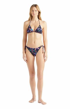 Vilebrequin Womens Disco Stars Side Tie Bikini Bottom in Bleu Marine at Nordstrom, Size Medium