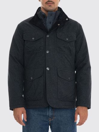 Barbour Ogston Short Polyester Parka with Padded Interior and High Neck