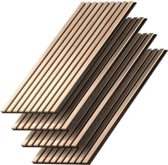 Vicco panel de pared Akustikpaneel, Roble, 4 piezas, Vicco