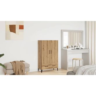 Berkfield Home Highboard Artisan Oak 70x31x115 cm Engineered Wood in Brown | Size: 70 x 31 x 115 cm