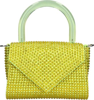 Gedebe Mini Cookie Tas - Dames - Mini tas - Geel - ONE Size - Leer - Tassen