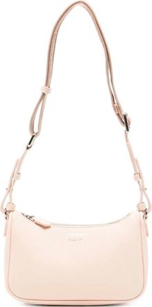 Emporio Armani Shoulder Bags, female, Pink, Size: ONE SIZE Logo-strap Shoulder Bag