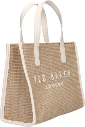 Ted Baker Dames, Tassen, Beige, Maat: ONE Size Katoen