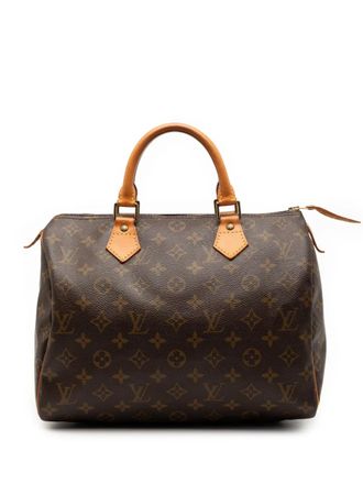 Louis Vuitton 1995 Monogram Speedy 30 boston bag - unisex - Fabric - One Size - Brown