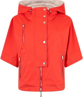 Moorer Mariclea Jacket - Dames - Zomerjassen - Rood - 2XS - Polyester - Jassen