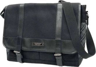 Burberry Pre-owned Cross Body Bags, male, Black, Size: ONE SIZE Pre-owned Nylon shoulder-bags