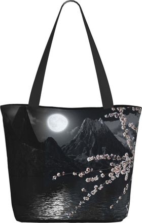 AOOEDM Japanese Art Cherry Blossoms Ladies Shopping Bag 13x11x7in.The Perfect ValentineS Day Gift.It Is The Best ValentineS Day Gift For Mom, Daughter, Wife,