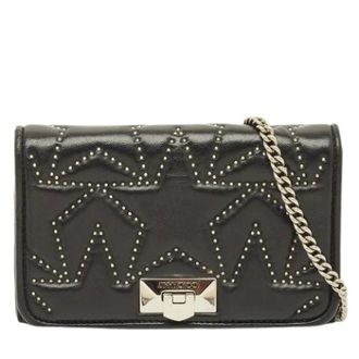 Jimmy Choo London Borsa a spalla in pelle Pre-owned - - Pre-owned - Donna - Nero - ONE SIZE