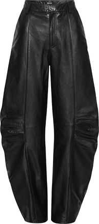 Rotate Leather Cargo Trousers
